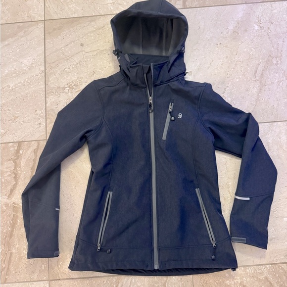 Little Donkey Andy Women's Softshell Jacket with Removable Hood, Fleece Lined M - Picture 3 of 6